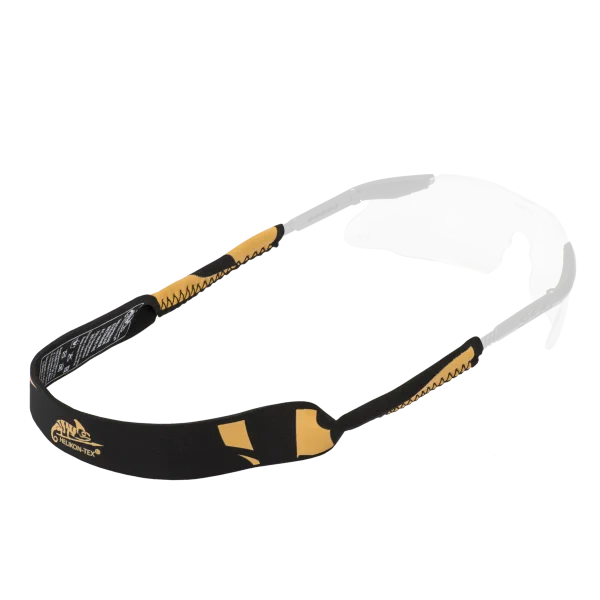 Helikon-Tex Neoprene Eyewear Retainer - Neoprene — Black / Orange