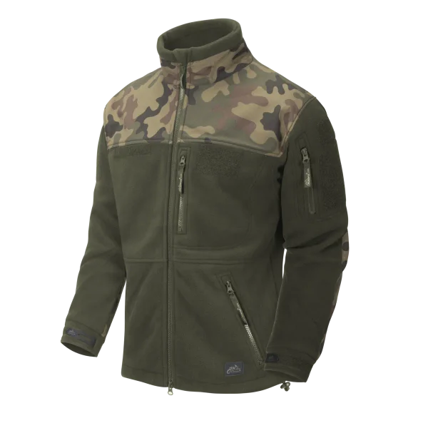 Helikon-Tex Polish INFANTRY Jacket - Fleece — Olive Green / PL Woodland