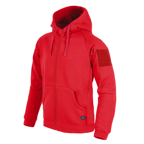Helikon-Tex Urban Tactical Hoodie Lite (FullZip) — Red