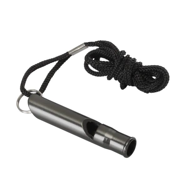 Helikon-Tex Survival Whistle - Aluminum — Black