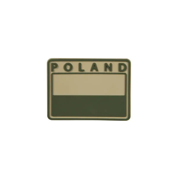 Helikon-Tex POLISH Subdued Flag Patch POLAND — Khaki
