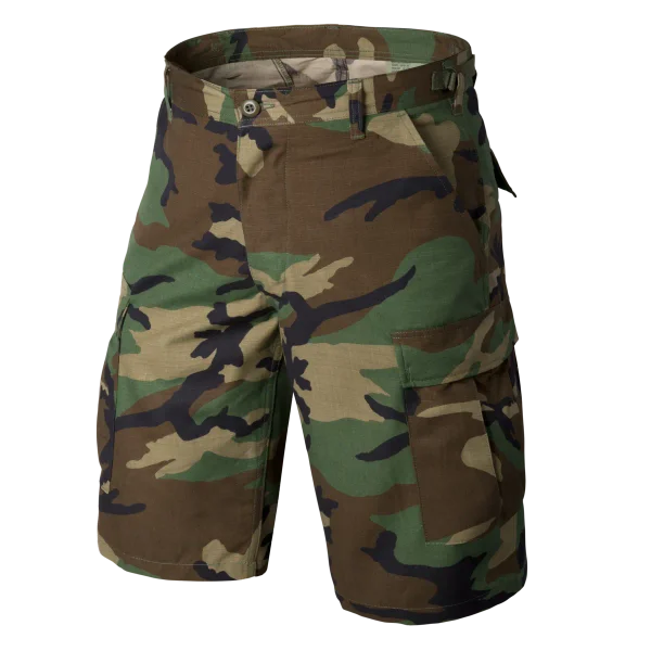 Helikon-Tex BDU Shorts - PolyCotton Ripstop — US Woodland