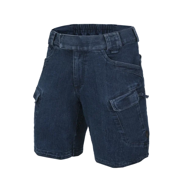 Helikon-Tex UTS (Urban Tactical Shorts) 8.5 - Denim Stretch — Marine Blue