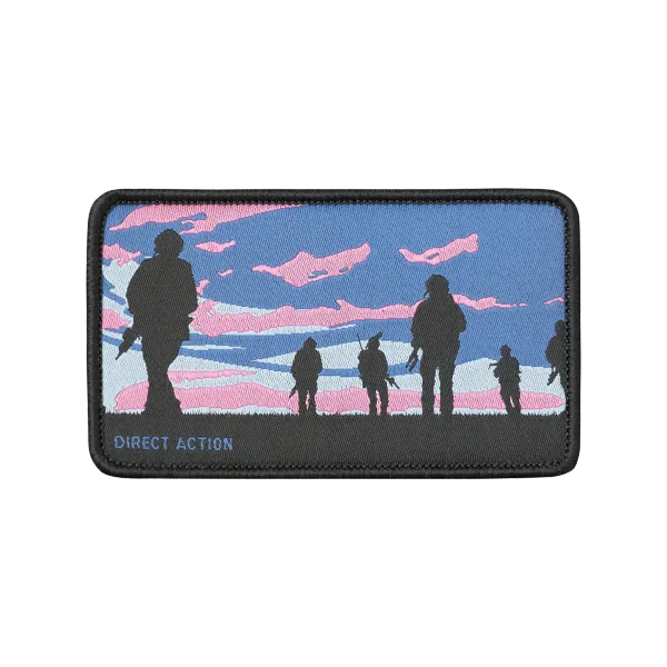 Direct Action Patch Sunset — Black