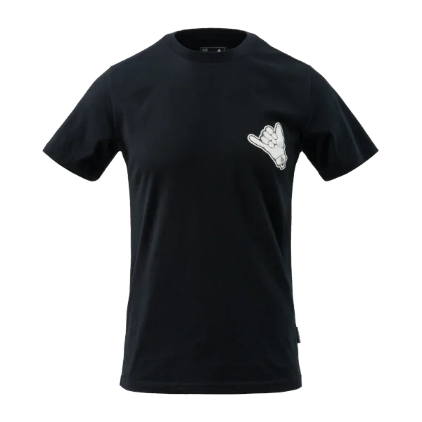 Direct Action T-shirt DA Shaka - Cotton — Black