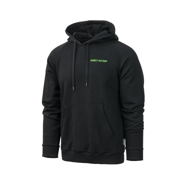 Direct Action Hoodie DA Into the dark — Black