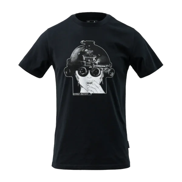Direct Action T-shirt DA ART NVG - Cotton — Black