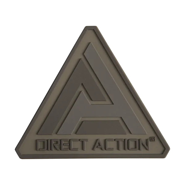 DIRECT ACTION Logo Patch - PVC — Coyote Brown