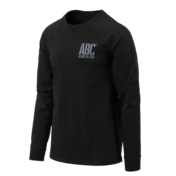 Helikon-Tex T-shirt Long Sleeve (ABC Always Be Cool) — Black