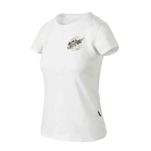 Helikon-Tex Women's T-shirt Slim (Come and take it) — White