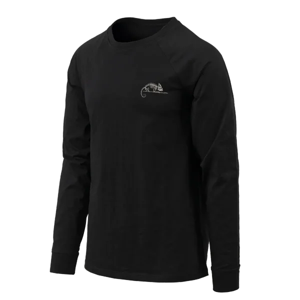 Helikon-Tex T-shirt Long Sleeve (Helikon-Tex Logo) — Black