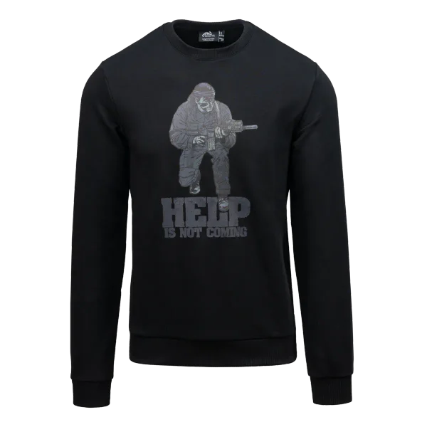Helikon-Tex Crewneck (Help is not coming) — Black